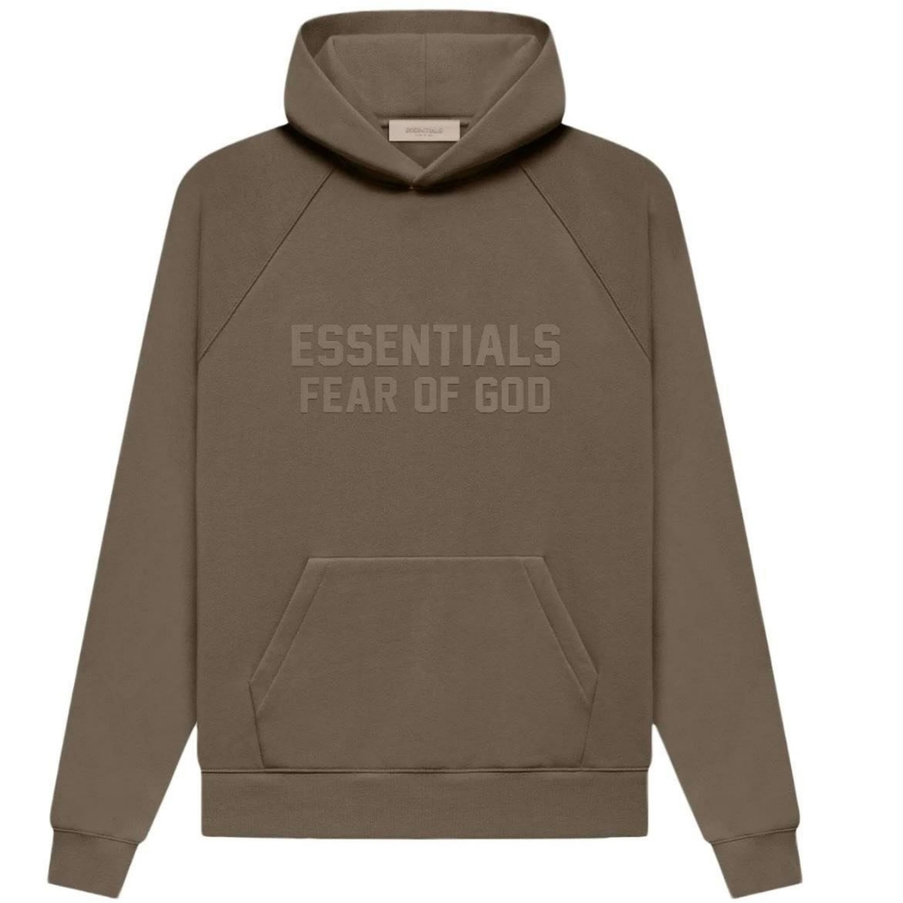 Essentials fear of God hoodie wood